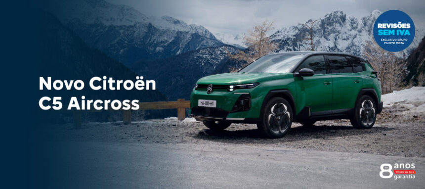 Novo Citroën C5 Aircross a partir de 33.490€