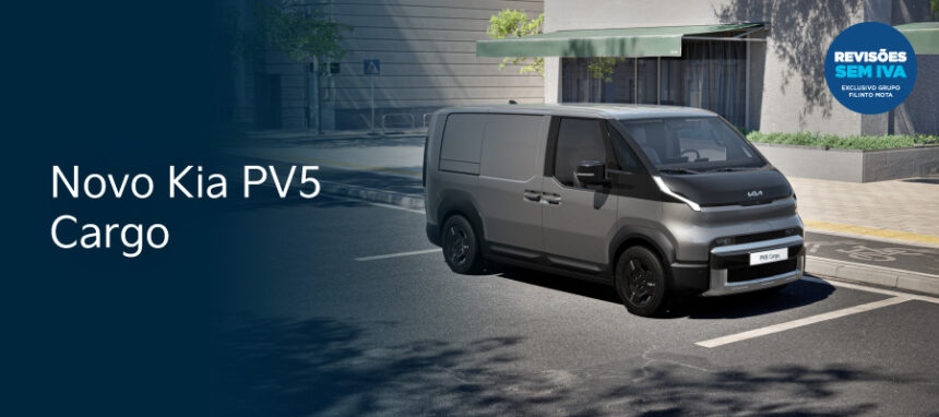 Novo Kia PV5 a partir de 27.650€ + IVA*