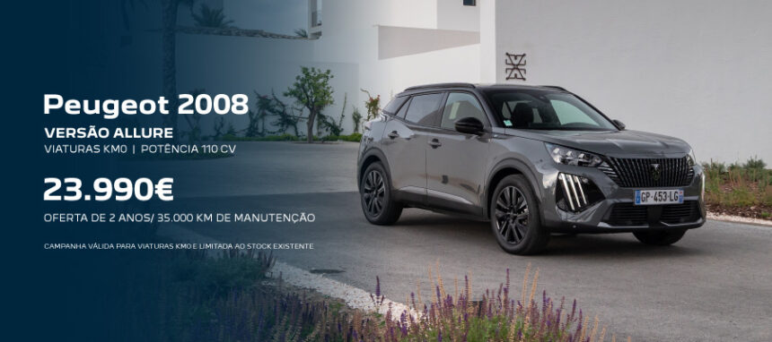 Novo Peugeot 2008 por 23.990€