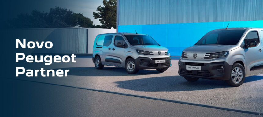 Novo Peugeot Partner a partir de 219€/mês + IVA*