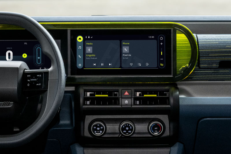 Ecrã do Novo Fiat Grande Panda 2025