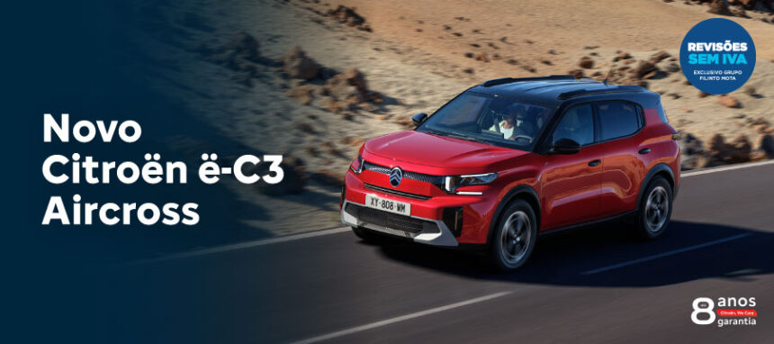 Novo Citroën ë-C3 Aircross a partir de 20.320€ + IVA*