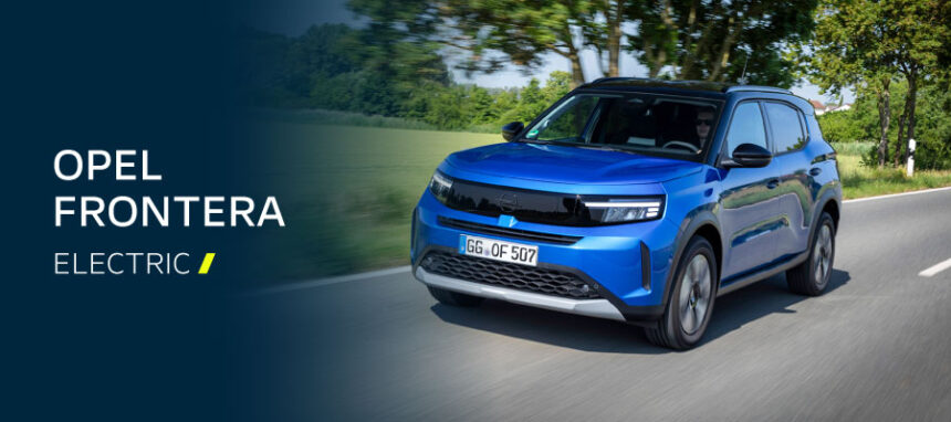Novo Opel Frontera Electic a partir de 280€/mês + IVA*
