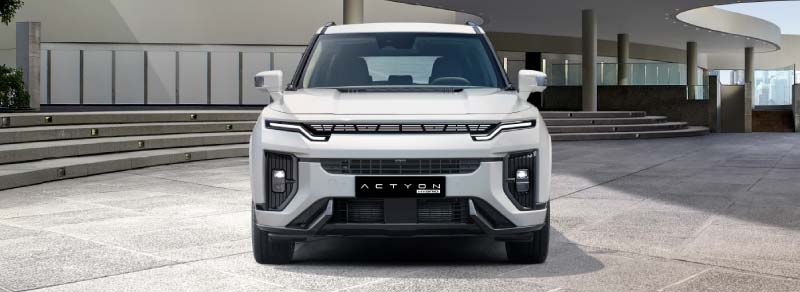 Grelha frontal do Novo KGM Actyon HEV 2026