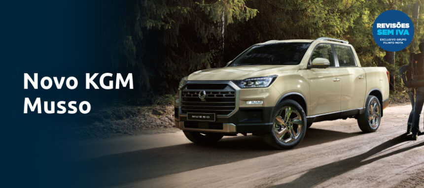 Novo KGM Musso por 28.990€ + IVA*