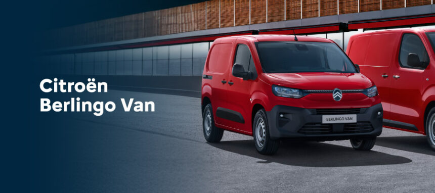 Novo Citroën Berlingo Van a partir de 250€/mês + IVA*