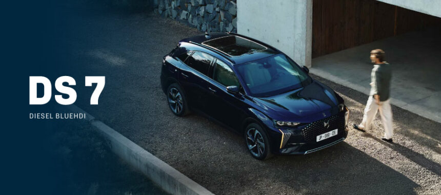 Novo DS 7 Diesel a partir de 36.293€ ou 440€/mês