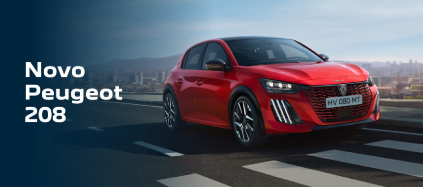Novo Peugeot 208 a partir de 100€/mês