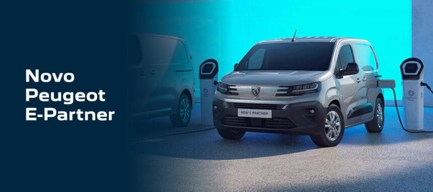 Novo Peugeot e-Partner a partir de 329€/mês + IVA*