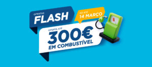 Oferta de 300€ em combustível em viaturas usadas