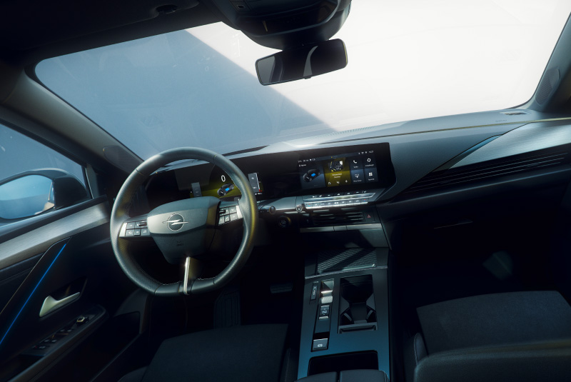 Infoentretenimento Pure Panel do Opel Astra ST
