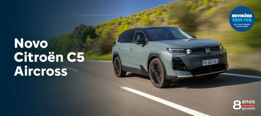 Novo Citroën C5 Aircross a partir de 26.590€