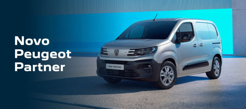 Novo Peugeot Partner a partir de 229€/mês + IVA*