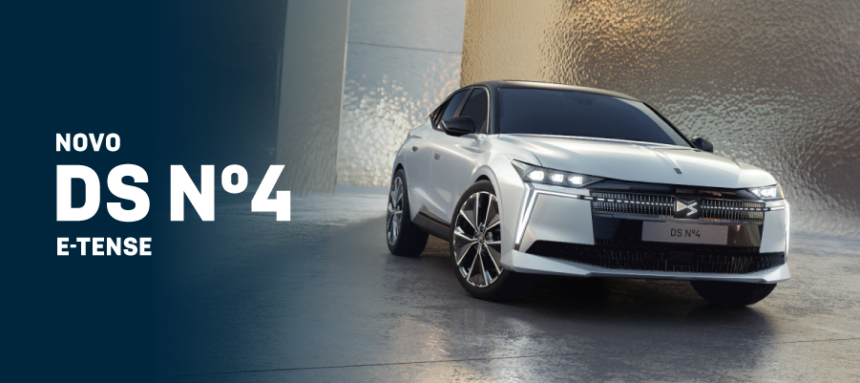 Novo DS Nº4 E-Tense a partir de 395€/mês + IVA*