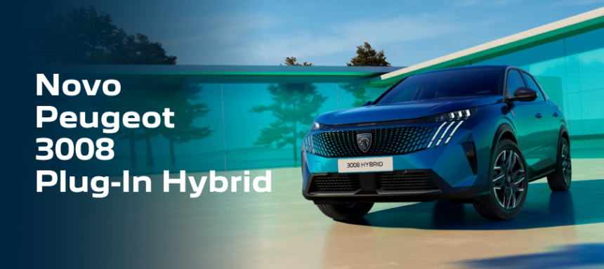 Novo Peugeot 3008 Plug-in Hybrid a partir de 395€/mês + IVA*