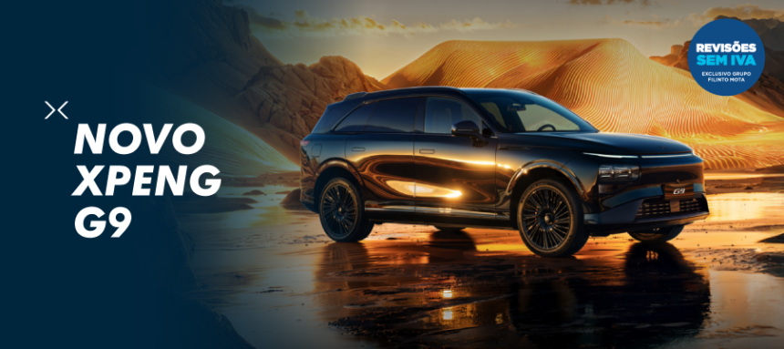 Novo XPENG G9 por 47.339€ + IVA*