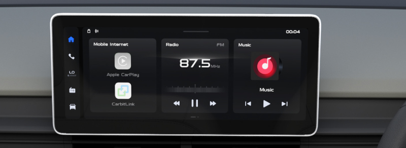 Painel de instrumentos da Farizon V7E