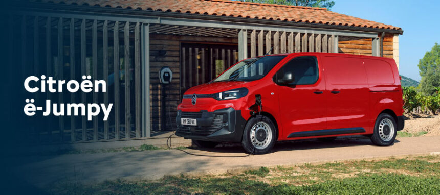 Novo Citroën ë-Jumpy a partir de 315€/mês + IVA*
