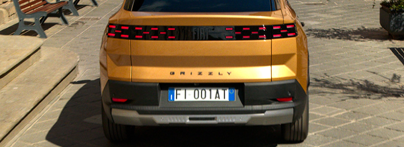 Traseira do Novo Fiat Grizzly Fastback 2026