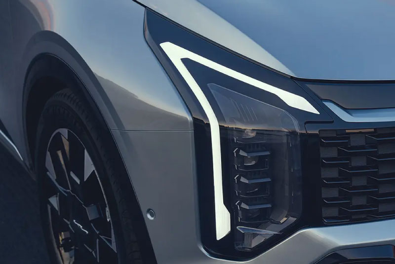 Assinatura luminosa do Novo Kia Sportage 2026
