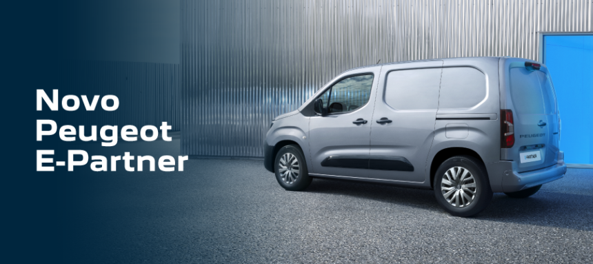 Novo Peugeot e-Partner por 16.750€ + IVA*